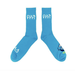 CULT "I'm Good" Socks, Sky Blue